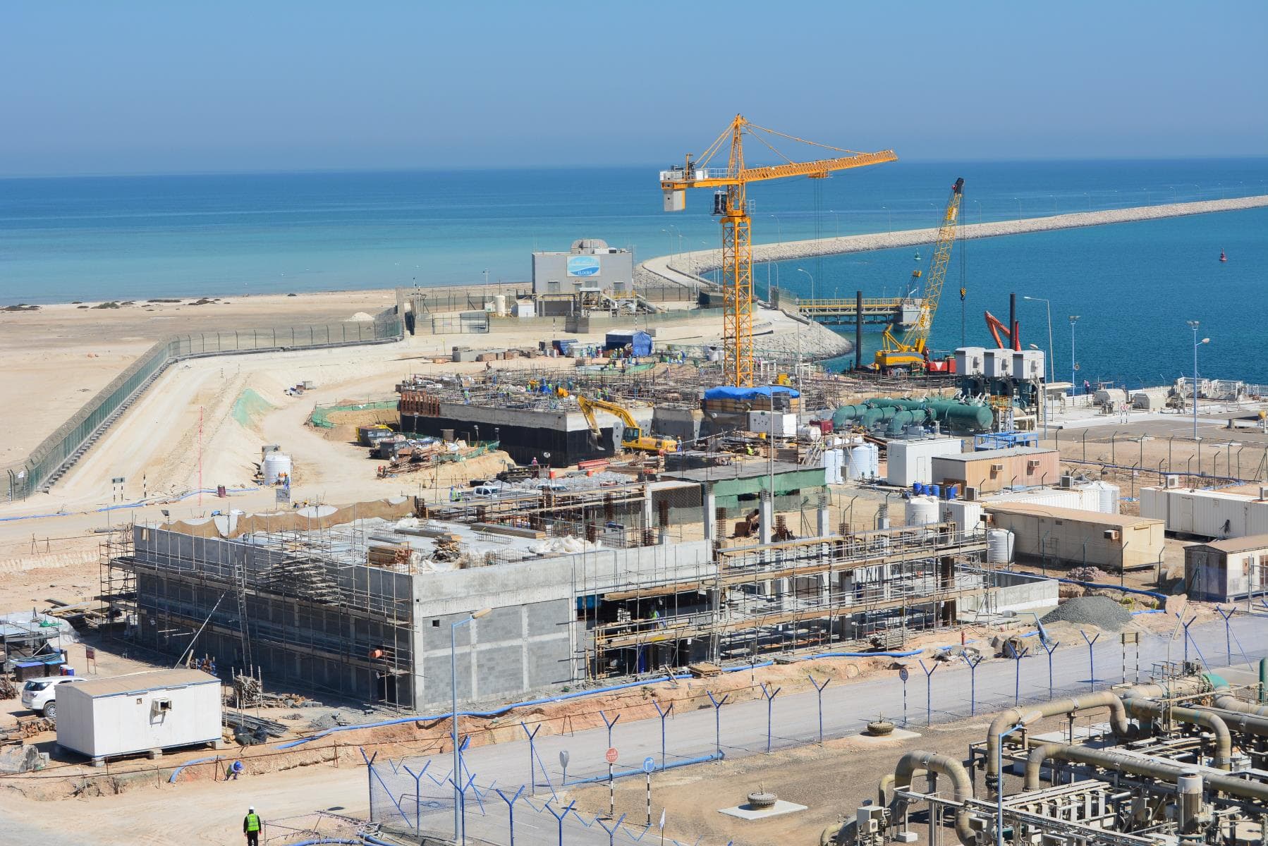 Sea Water Intake and Electro chlorination building -min